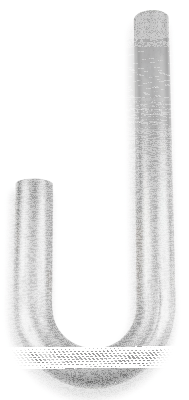 Mandrel J-bend o.d. 1-7/8" R=3" (FR)