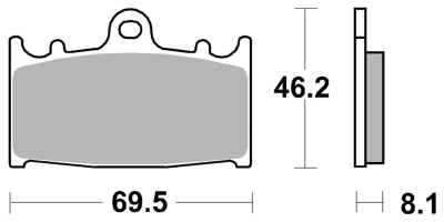 SBS HF brake pads Beringer & ZPN148166/7 (FR)