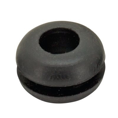 Rubber grommet, hole size 10mm i.d. 6 mm (FR)