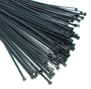 100pck cable ties 4" black (FR)