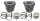 GZP Cylinderkit BT84-99 Black w/pistons (FR)