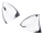 Chrome Mirror Block Off Plates FLT96-13 (FR)