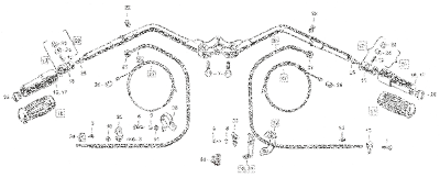 Handlebar plunger kit 1937-1948 (FR)