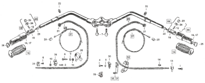 Handlebar Speedster inline Black (FR)