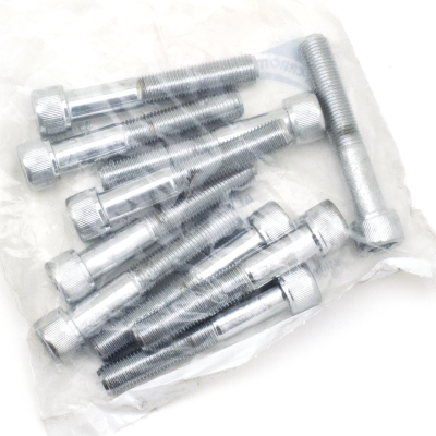 10pck Chrome Allen screws 3/8x2 1/4" UNF (FR)