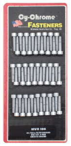 Engine cover bolt kit VRSC02-17 48pcs. (FR)