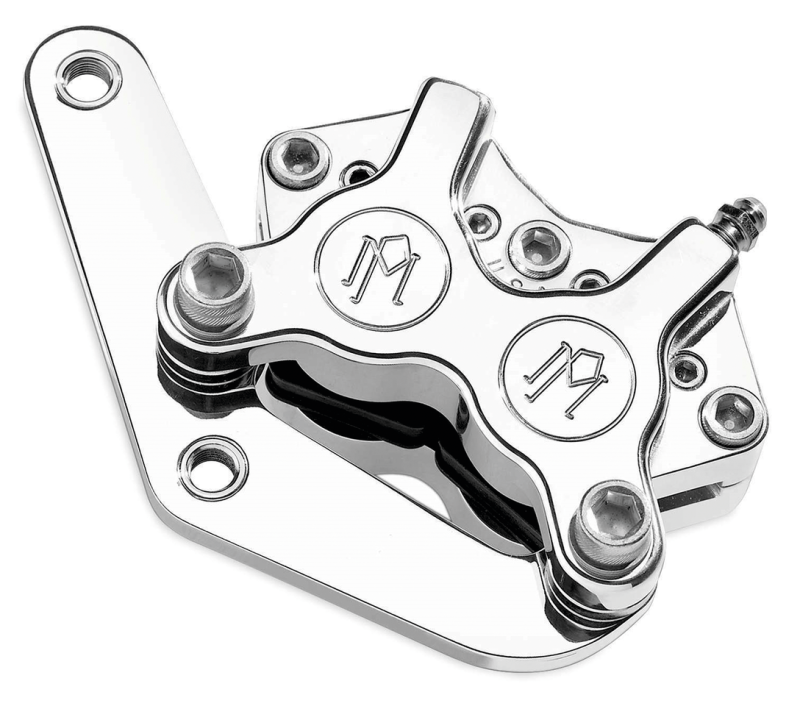 PM Front caliper 125x4SL 84-99 polished (FR)