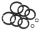 PM rubber seal kit 112x6B (FR)