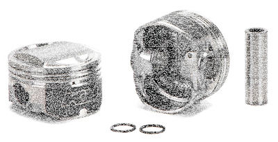 KB Piston set 10.6:1 +.020" TC88 (FR)