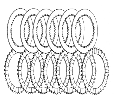Pro-Clutch clutch pack Brute late hub (FR)
