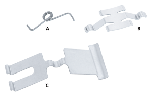 PM Anti-rattle spring for integratedrear (FR)
