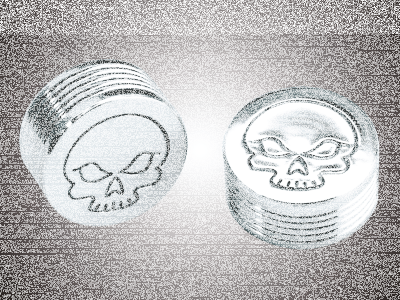 Hex Bolt cap 1/4" Maltese cross design (FR)