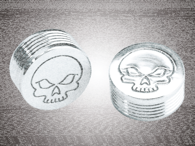 Allen Bolt cap 5/16" Flame design (FR)