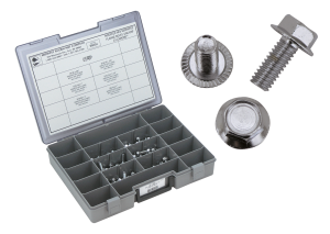 Assortment tray indent hex serrated (FR)