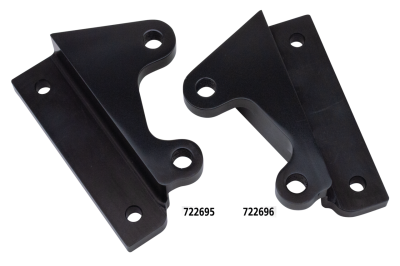 Black FatBubba fork caliperbrckt 00up LH (FR)
