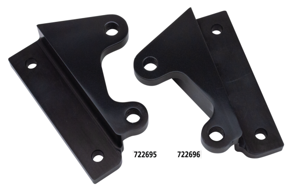 Black FatBubba fork caliperbrckt 00up RH (FR)