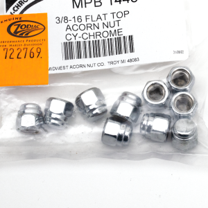 10Pck 3/8-16 Flat Top Acorn Nut (FR)