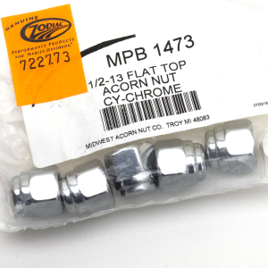 5Pck 1/2-13 Flat Top Acorn Nut