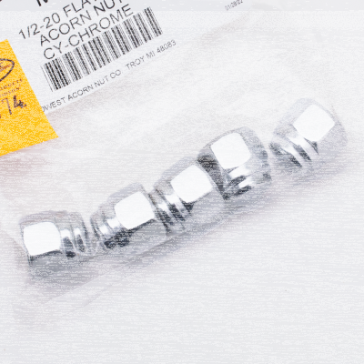 5Pck 1/2-20 Flat Top Acorn Nut (FR)