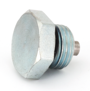Oversized drain plug 9/16"-18 zinc (FR)