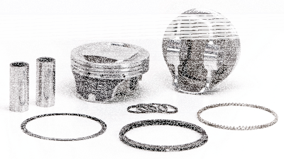 KB Forged pistons TC99-06 3.895" Big bor (FR)