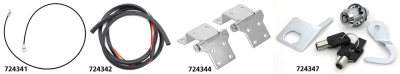 Tour-Pak Chrome Lock Kit FLT93-13 (FR)