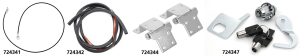 Tour-Pak Chrome Lock Kit FLT93-13 (FR)