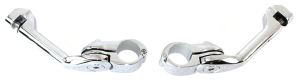 Adj. Peg mounts Angled 5" Long Chrome (FR)