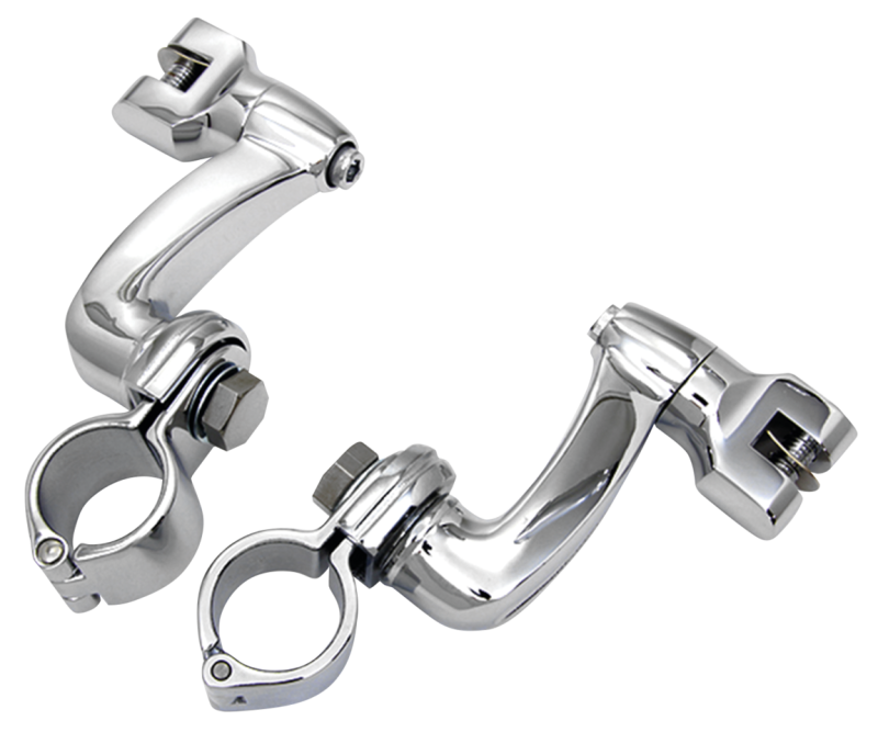 Highway Bar Peg Mounts Chrome (FR)