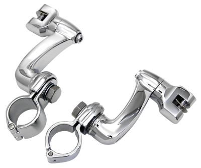 Highway Bar Peg Mounts Chrome (FR)