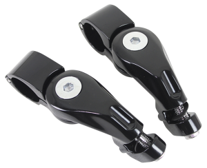Adj. Peg mounts Angled 2.5" Short Black (FR)