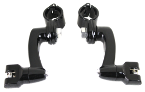 Highway Bar Peg Mounts Black (FR)