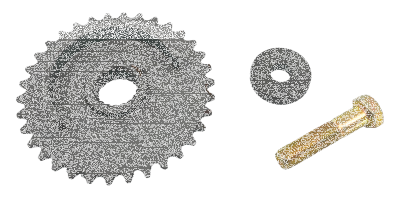 Rear cam sprocket w/ ign. trigger ring (FR)