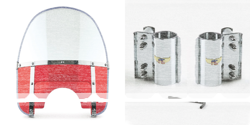 Beaded H-Duty kit round top/red lowers (FR)
