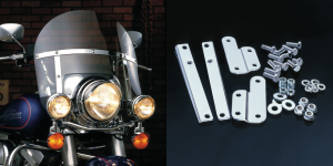 Chopped H-Duty kit clear FLHS77-93 (FR)