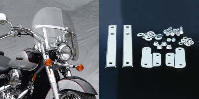 Chopped H-Duty kit clear FLST86-up (FR)