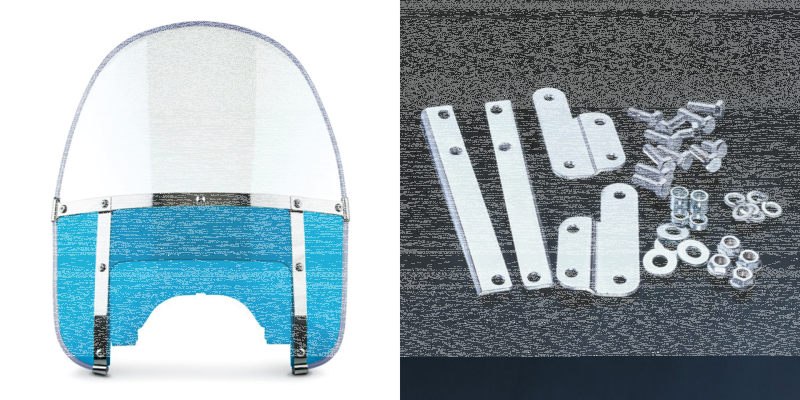 Beaded H-Duty round top/notched blue (FR)
