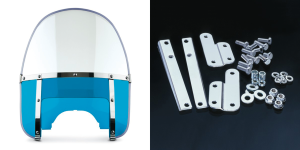 Beaded H-Duty round top/notched blue (FR)