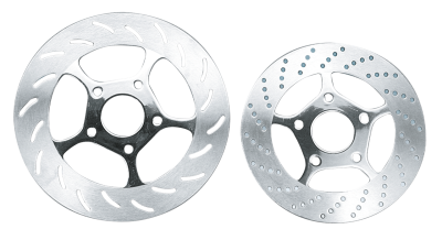 Disc rotor 8 5/8" Five spoke drilled Chr (FR)
