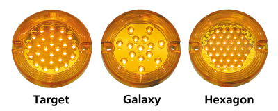 LED turnsignal kit Hex Flat red rear (FR)