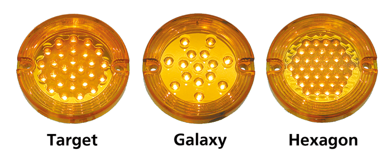 LED turnsignal kit Hex Football red (FR)