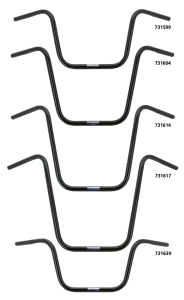 Apehanger black "Medium" H=310mm 82-up