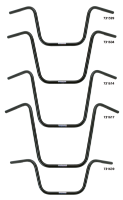 Apehanger black "Medium" H=310mm 82-up (FR)