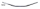 Drag bar 1-1/4" 82cm wide  5 hole Chrome (FR)
