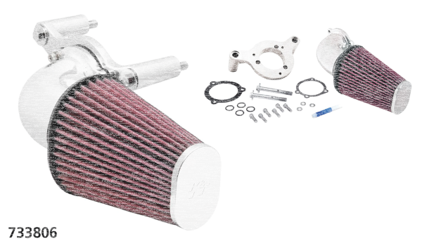 K&N AirCharger intake TC99-17 polished (FR)