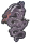 Gray Dragon patch 12"x8.5" (FR)