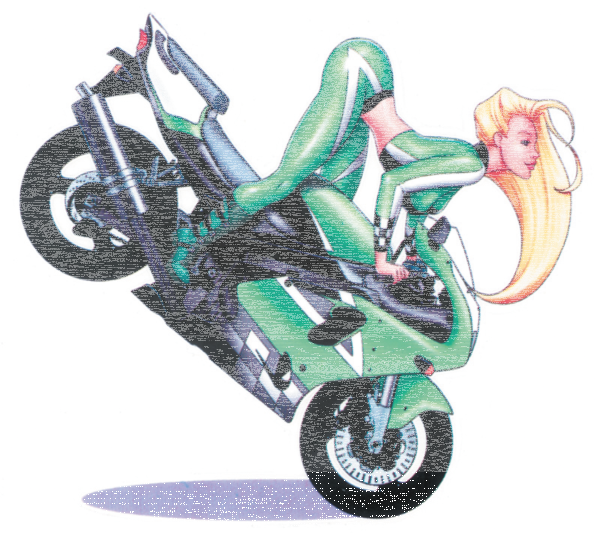 Endo girl 5.15"x4.16" decal (FR)