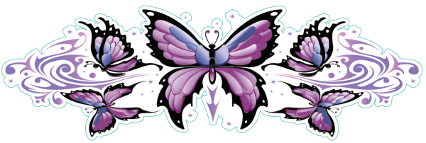 Tribal Butterfly 2.634X8.207 (FR)