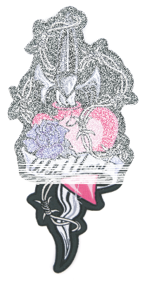 Heart n Dagger 11X5.5 Patch (FR)