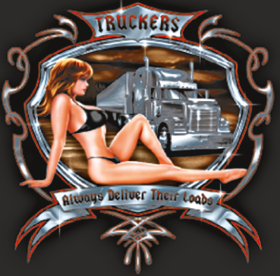 TRUCKERS DELIVER 6"X5,75"